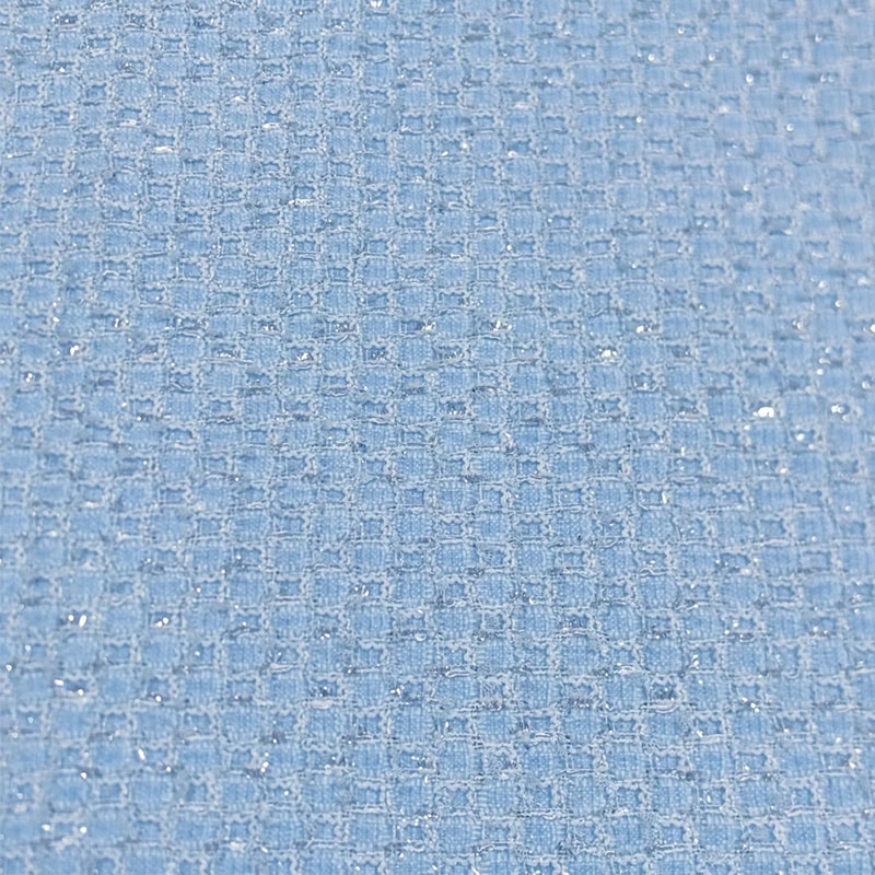 Sewing Tweed - Mała kratka i jasna, barwiona przędzą