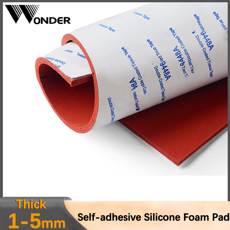 Fabric Softener Sheet - Samoprzylepny arkusz pianki silikonowej Czerwona miękka