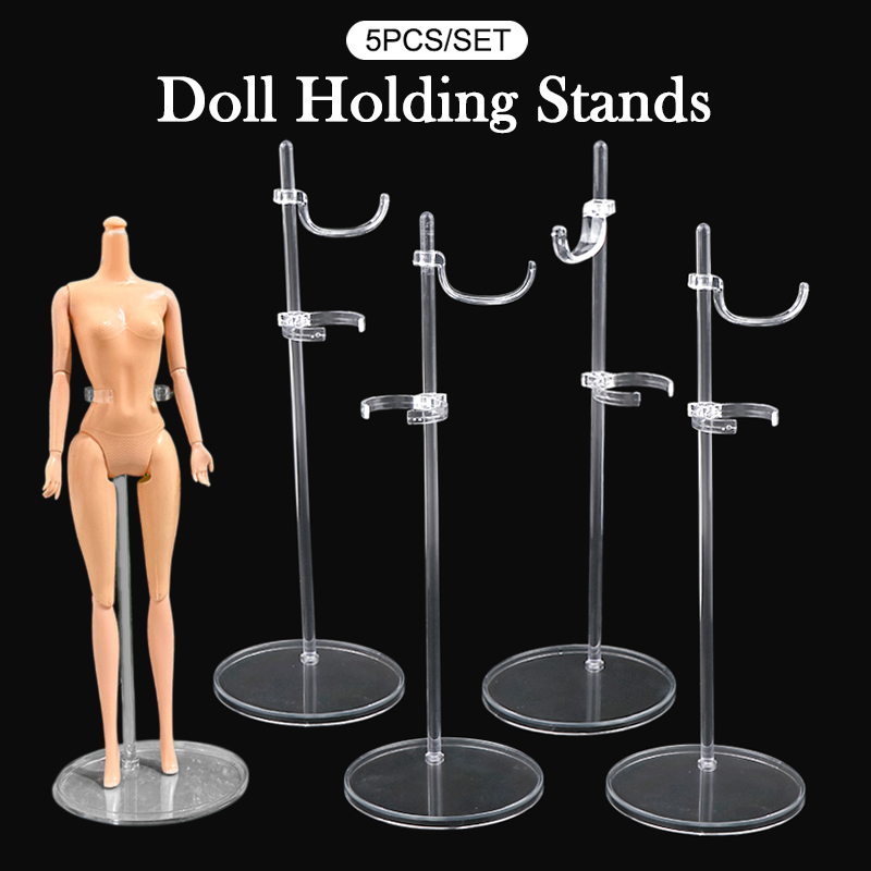 Dress Form Mannequin - 5 szt. Przezroczyste stojaki na manekiny,
