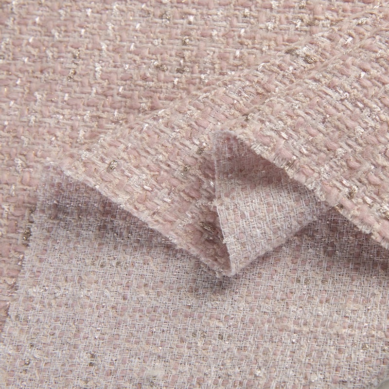 Beżowa kolorowa i złota przędz – Sewing Tweed recenzja i cena