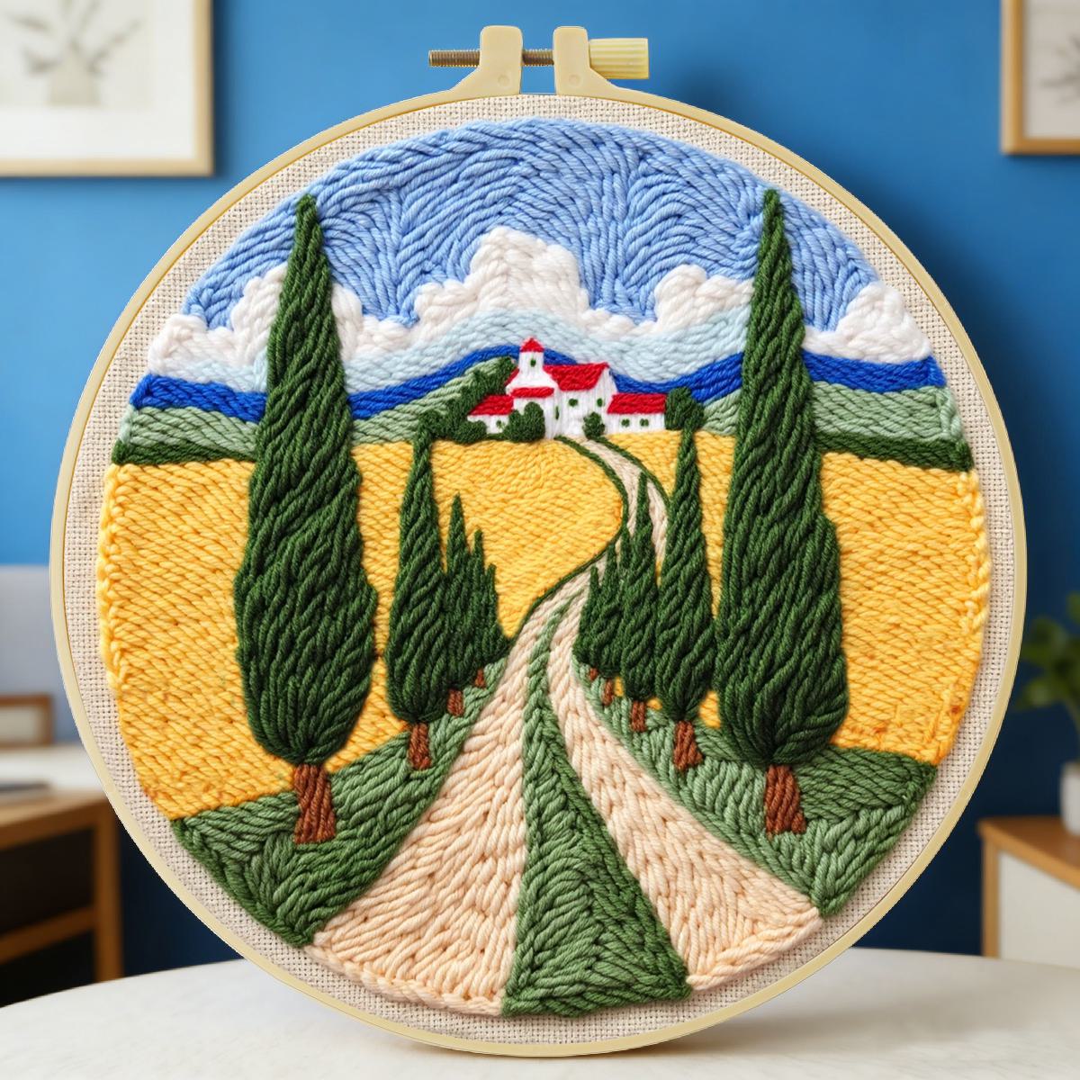 Zestaw do haftowania punch nee – Sewing Textile Art recenzja i cena