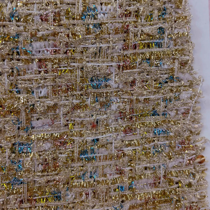 Tkanina tweedowa z drutem złot – Sewing Tweed recenzja i cena