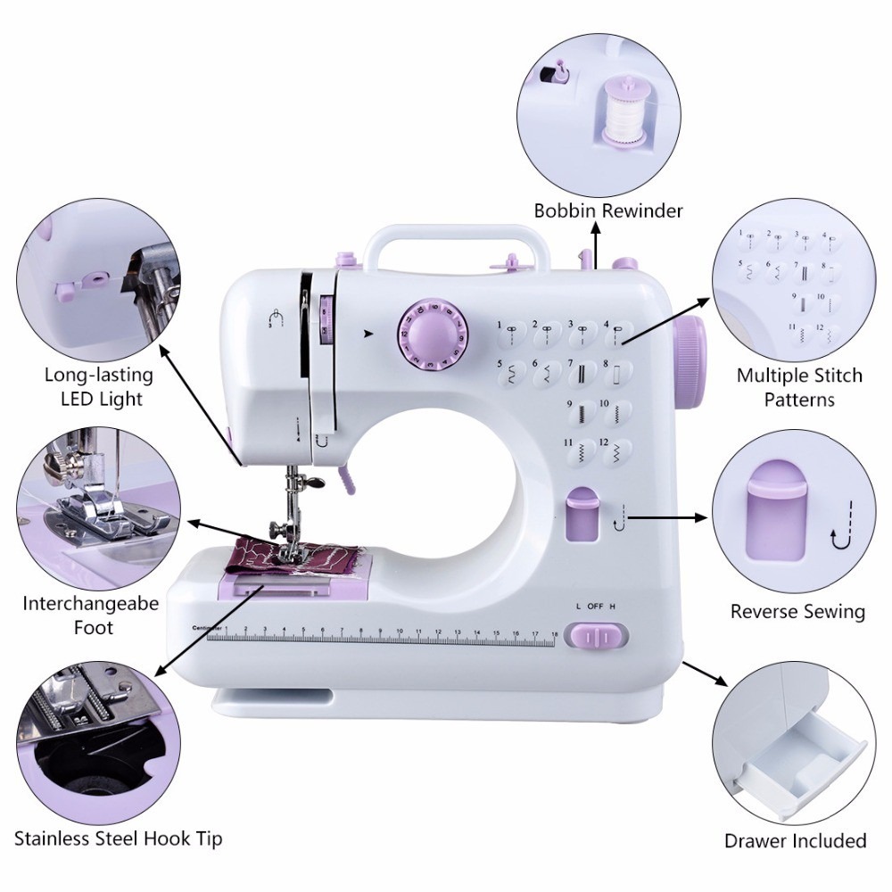 Elektryczna mini maszyna do sz – Sewing Jahit recenzja i cena