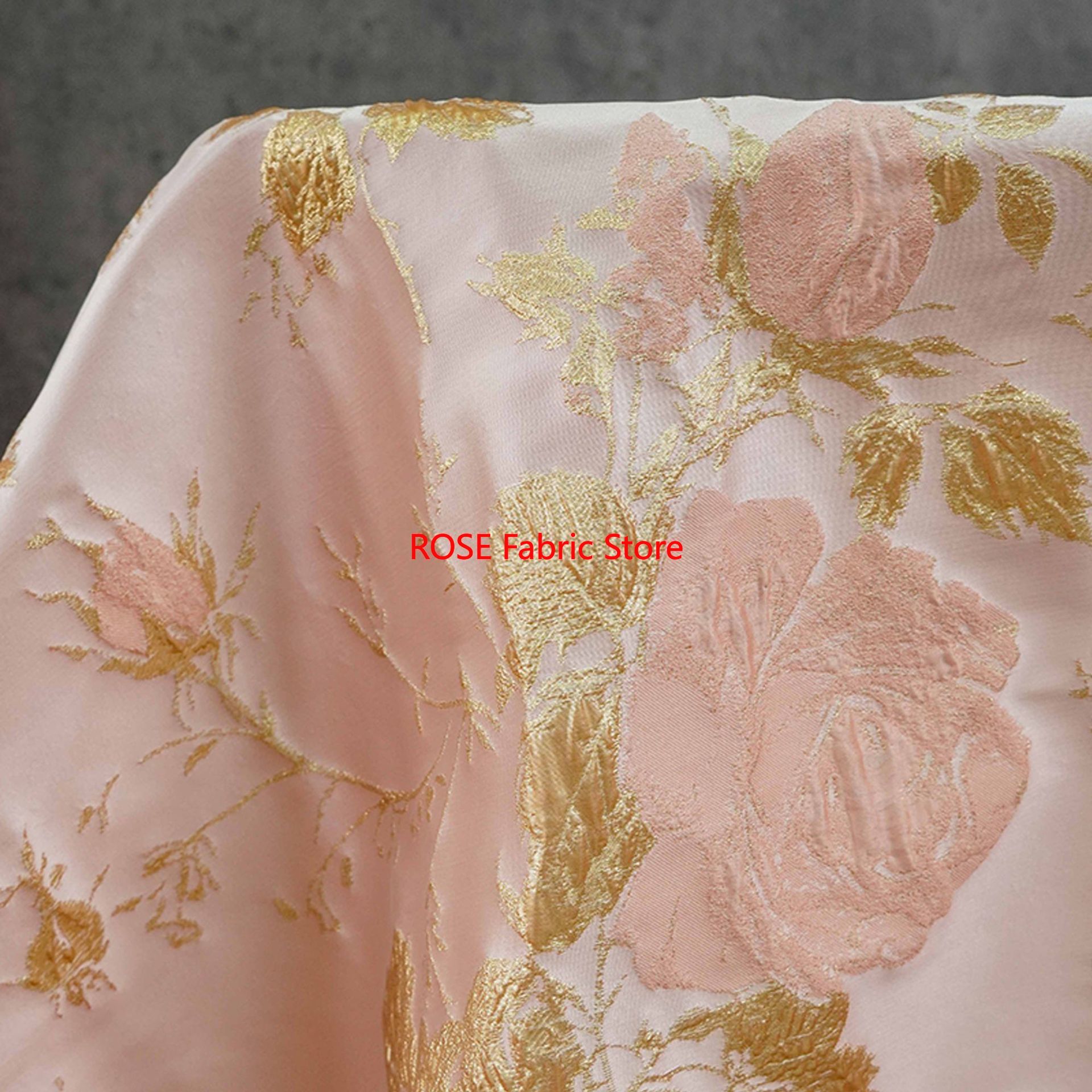 1 metr złotej tkaniny żakardow – Sewing Jackets recenzja i cena