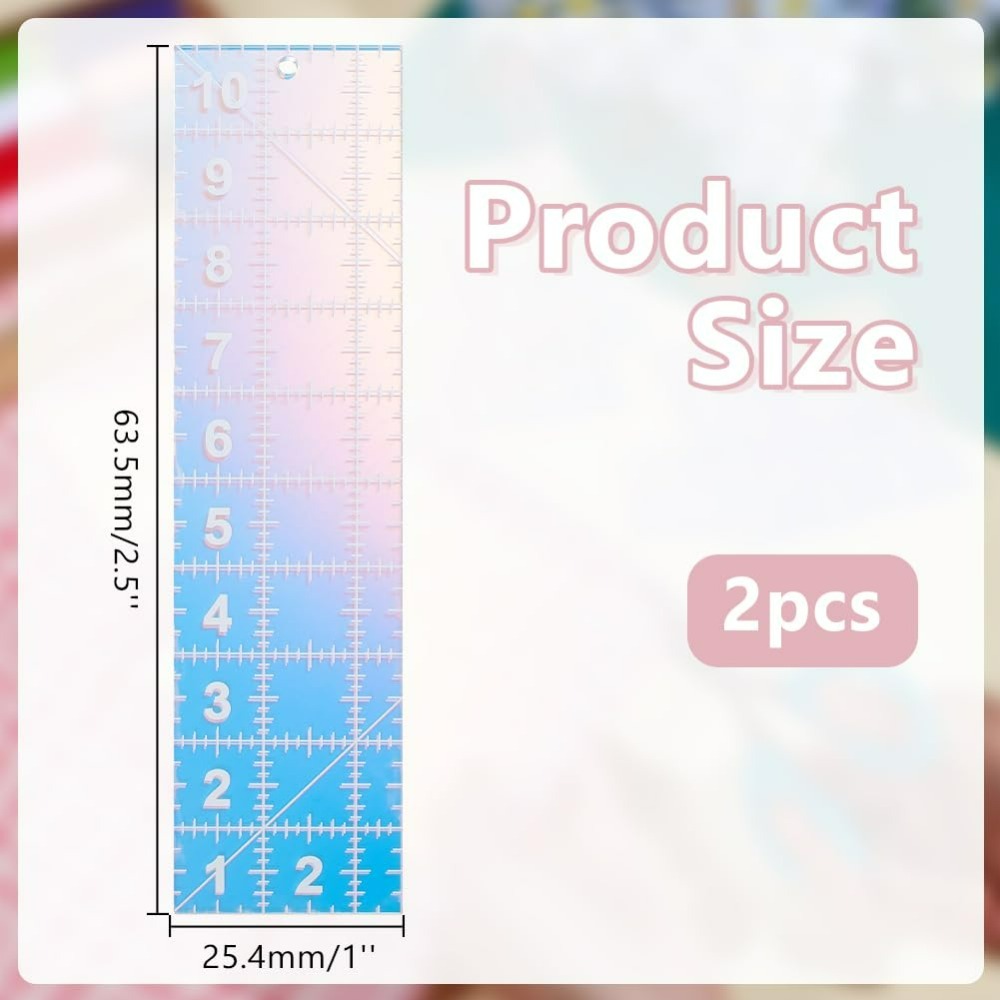 2 szt. Akrylowe szablony do pa – Textile Sewing Patterns recenzja i cena