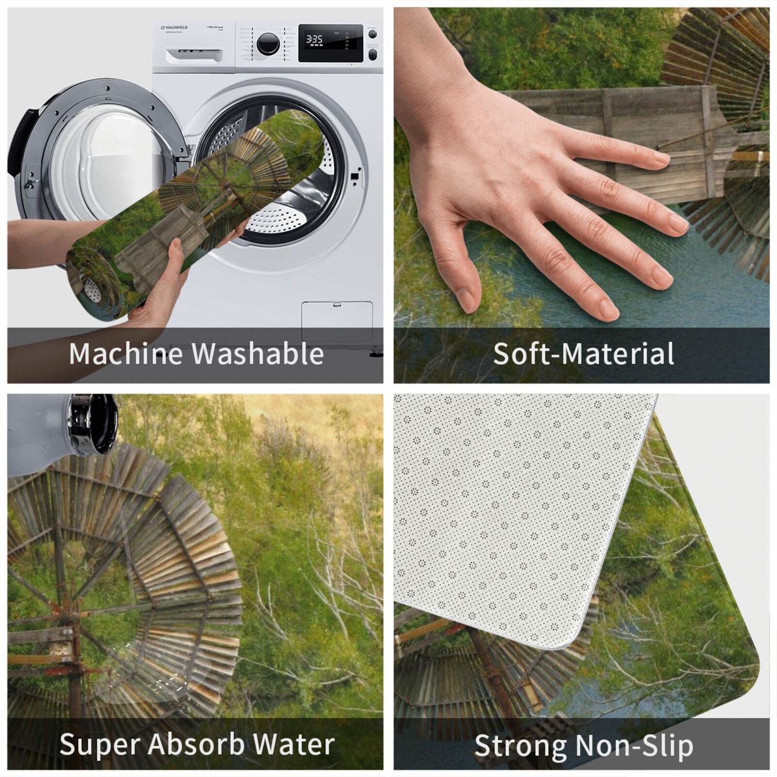 Drewniany Wiatrak Dywanik Mata – Century Textile & Sewing Supply recenzja i cena