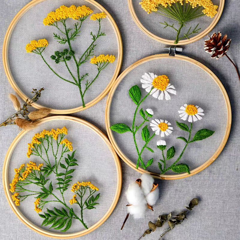 Zestaw do haftowania DIY Białe – Textile Sewing Patterns recenzja i cena