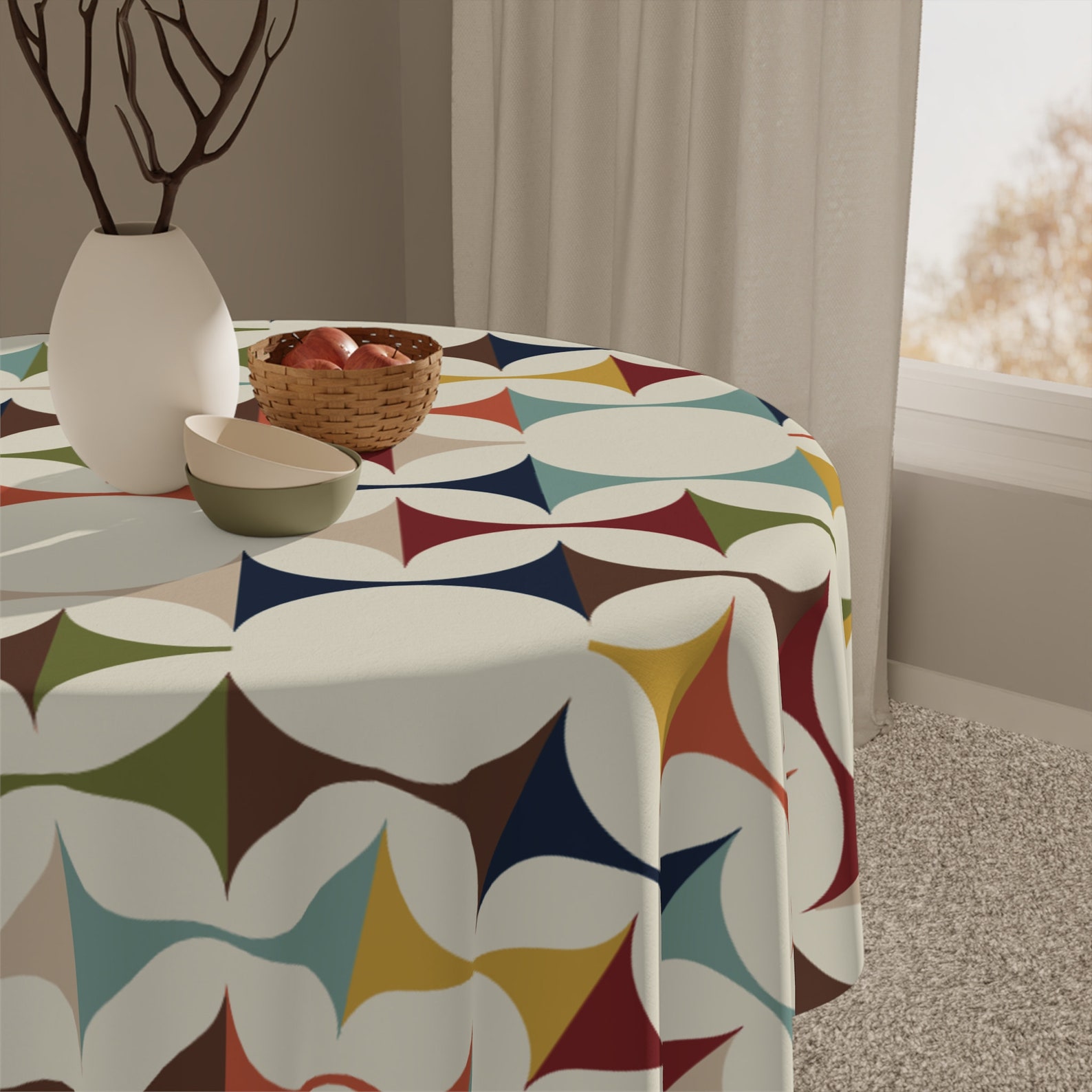 Obrus w stylu Mid-Century Mode – Century Textile & Sewing Supply recenzja i cena