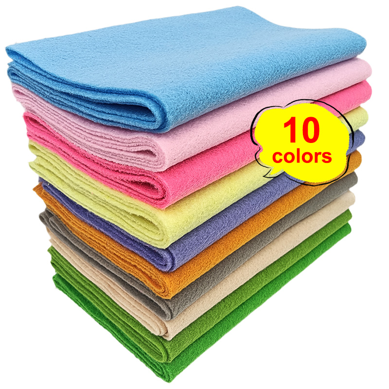 10 sztuk miękkich arkuszy filc – Textile And Sewing Materials recenzja i cena