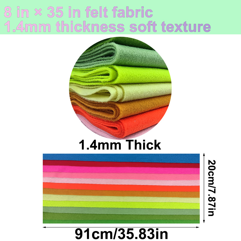 10 sztuk miękkich arkuszy filc – Textile And Sewing Materials recenzja i cena