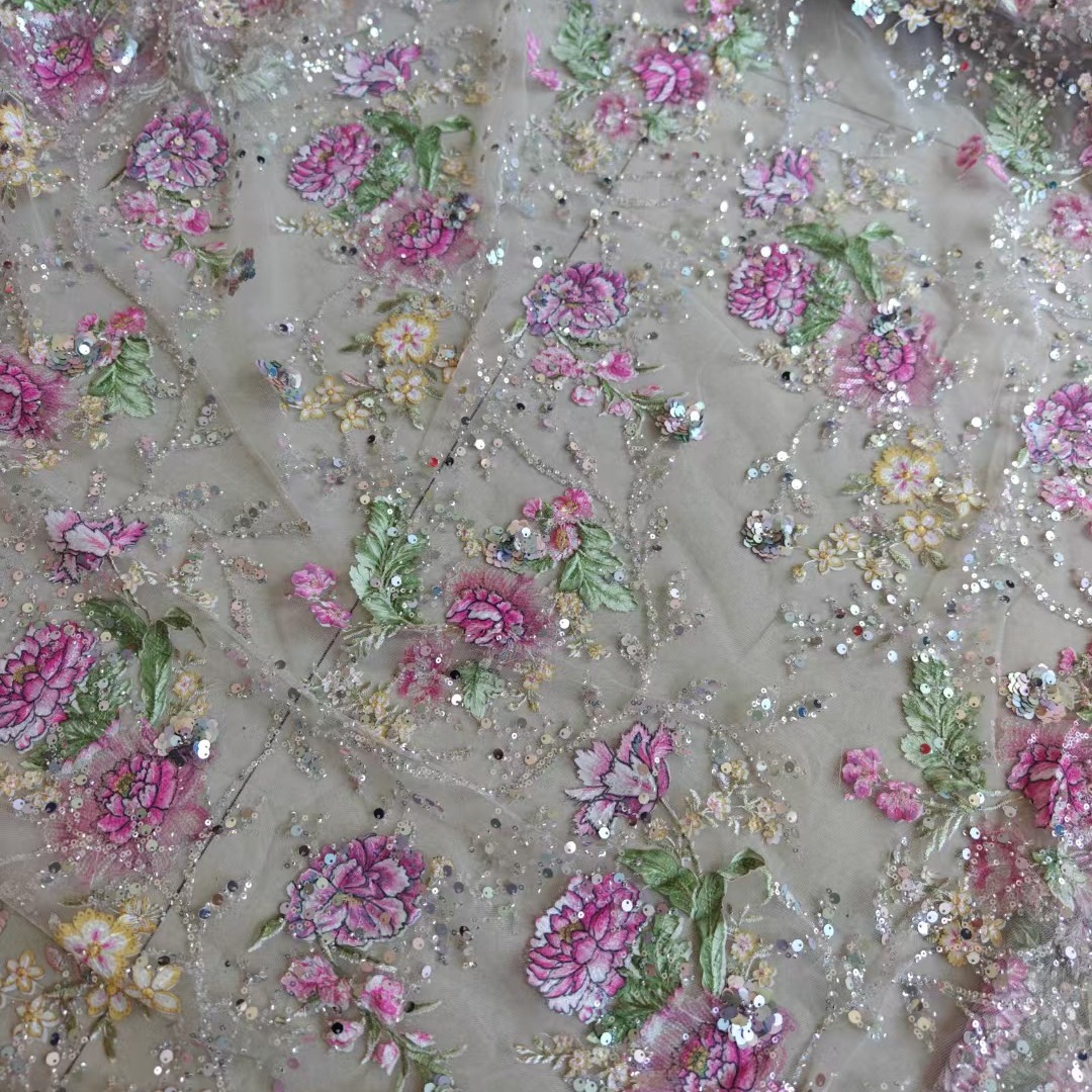 Luksusowa koronka z koralikami – Sewing Embroidery Fabric recenzja i cena