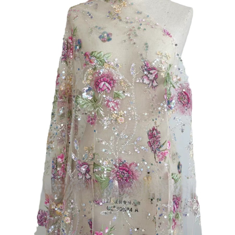 Luksusowa koronka z koralikami – Sewing Embroidery Fabric recenzja i cena