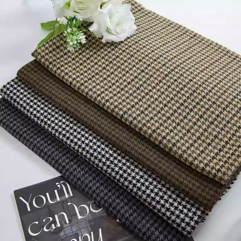 Jasna kawa, mała krata w pepit – Sewing Tweed recenzja i cena