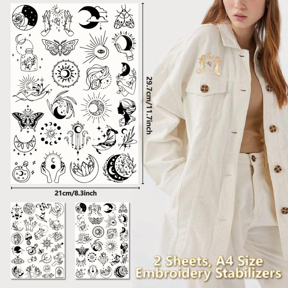 51Pcs Boho Moon Sun Rozpuszcza – Sewing Embroidery Fabric recenzja i cena